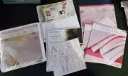 Creative Memories 12x12 Original Size White Embossed Baby Album bundle