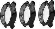COMNESTBI 3 Pcs Electroplate Smart Watch Shell Scratch TPU Protective Case for Durable Protection with Precise Cutouts for Easy Access to Controls and Sensors