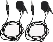 UPKOCH Practical 3.5mm Lapel Microphone Lightweight Condenser Mic for Recording Streaming