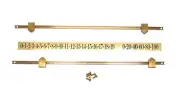 Snooker Scoreboard Parts Kit Number Strip Rails Pointers (Brass)