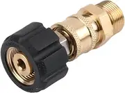 Stgfyxgs Heavy-Duty Pressure Washer Hose Attachment - Premium Quick Connect Adapter for Garden Hoses, Quick Connect 15