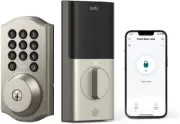 eufy C30 Smart Keyless Entry Door Lock Built-in Wi-Fi Deadbolt Auto Lock(Nickel)