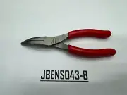 Snap-on Tools USA NEW RED 6" Soft Grip 35° Bent Needle Nose Pliers 495CF