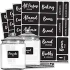 Talented Kitchen 128 Pcs Chalkboard Pantry Labels For Kitchen Organization, Food