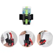 RH22 Universal Sport Armband Phone Holder Unisex Armband Hanging Neck Belt For Man Woman Running Fitness-Black&Green