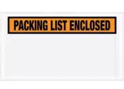 Zoro Select Pl24 Packing List Envelope,Orange,Pk1000