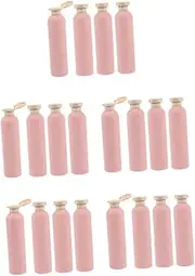 Luxshiny 5sets Lotion Bottle Travel Shampoo Conditioner Squeeze Bottles Lotion Dispenser Travel Hand Reusable Toiletry Bottles Travel Lotion Container Refillable Bottles or Pink 4pcs*5