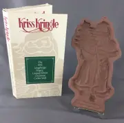 The 1991 Longaberger Pottery Limited Edition Kriss Kringle Christmas Cookie Mold