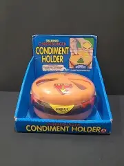 Vintage Talking Cheeseburger Condiment Holder 1999 - New In Box