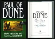 Brian Herbert Kevin J. Anderson SIGNED AUTOGRAPHED Paul of Dune HC 1st Ed Pr NEW