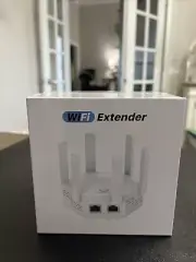 2024 WiFi Extender Signal Booster for Home Powerful 6 Antennas WiFi Booster -...