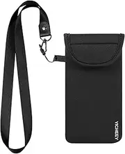 Universal Cell Phone Pouch Neoprene Phone Sleeve w/ Belt Clip Loop & Neck Lanyard Strap Compatible for iPhone 16 Pro Max Galaxy S25 Ultra S25+ S24 FE A16 A35 A55 Oneplus 13 Pixel 9 Pro XL Poco X7 Pro