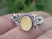 Libyan Engagement Ring Unique Bridal Ring Anniversary Ring Proposal Ring
