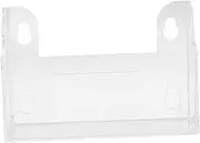 VERDANVERSE Fridge Door Rack Suction Cup Acrylic Tray for Drinks No Drill Organize Your Fridge Efficiently