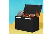 Keezi Large Toy Box Chest Storage with Flip-Top Lid Foldable Organizer Bins