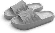 [USOR] Pillow Slides for Women Men - Cloud Soft Massage House Bath Slippers - Quick Drying Non-Slip Lightweight Open Toe Sandals
