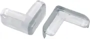 uxcell Rubber Table Desk Cupboard L Shape Corner Cushion Cover Protector 2pcs