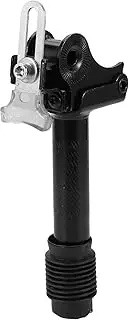 X AUTOHAUX Bike Seat Posts Electric Bicycles Vehicle Battery Anti-Theft Locking Foldable Black with Protective Cover 1 Set 25.4x150mm Steel
