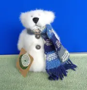 Boyds Bear- Marvin the Snowman Bear- 6" Plush Bear- NWT