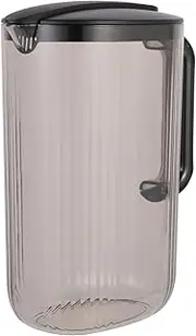 [DOITOOL] Pitcher with Lid 2200ml Gallon Water Jug with Lid,Pitcher Water Filter Pitcher,Heavy Duty Water Jug for Drinking Water Lemonade Juice Beverage Ice Tea-Black