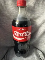Share A Coke with Nicolás 2025 Personalized Gift Coca Cola Bottle 20oz Nicolas
