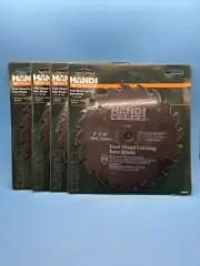 4 Handi Works 7-1/4 Fast Wood Cutting Saw Blades 7.25” 184.15mm New In Package