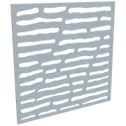 ProtectorAl 300 - 1200 x 300 - 1200mm Silver Matt / Gloss White Slate Unframed Composite Deco Panel