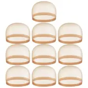 12 Pcs High Elastic Wig Net Miss Running Hats Wigs Cap for
