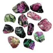 500+ Cts Natural Tanzanian Ruby in Zoisite Uncut Certified UNTREATED Rough Lot