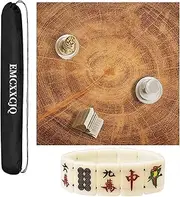 Mahjong Table Mat for Poker Board Games Table Mat Card Games Dining Table Coffee Table Cushion(Light Coffee,130cm/51in)