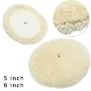 1pc 5 6inch Lambs Wool Buffing Polishing for PADS Bonnets Sanding On Car Buffer