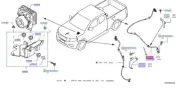 NISSAN NAVARA MK3 D23 Rear Right Antiskid Sensor 479004JA0A NEW GENUINE