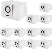 Vacuum Dust Bags Compatible with ECOVACS DEEBOT X1 Omni /X1 Plus/T10 Plus - 12 Pack Replacement Vacuum Cleaner Bags for ECOVACS DEEBOT X1 Omni Turbo Robot Vacuum Cleaner