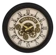 Clock Modern Antiquevintage With Gears And Roman Alphabet Wall Clock 27