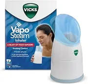 Vicks VapoSteam Inhaler | Steam Therapy, Soothing Comfort for Coughs & Colds, Portable and Spill Proof, Use with Vicks Vaposteam Inhalant or Vicks VapoPads