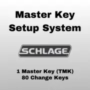 SCHLAGE 6-Pin Master Key Setup System (1 Master Key, 80 Change Keys)