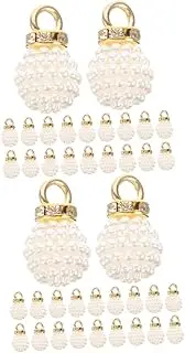 TEHAUX 2sets Jewelry Making Charms Metal DIY Necklace Pendants Earring Charms Bracelet DIY Accessories Jewelry Set for Making 20pcs*2