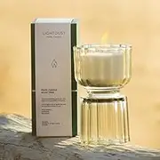 Light Dust Pearl White 500g - Unscented Non Toxic Luxury Long Lasting Powder Candles up to 120 Hours - Refillable Candle Sand with 30 Wicks for Candle Making