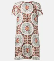 [La DoubleJ] La DoubleJ Swing printed silk satin minidress UK 14 multicoloured
