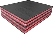 [Dualoai] 4-piece Foam Inserts for Tool Boxes, Tool Foam Sheets, Easy-to-use Pads for Jewelry, Camera Cases, 56cmx45.5cmx2.5cm
