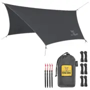 NEW Wise Owl Outfitters Hammock Gear BUNDLE Rain Tarp Bug Net Talon Straps