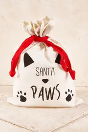 Canvas Santa Pet Sack--ANN-80P