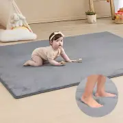 Memory Foam Baby Play Mat for PlaypenThick&Large Crawling Mat for FloorSoft