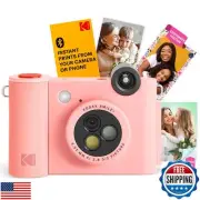 KODAK Smile+ 2-in-1 Digital Instant Print Camera and Wireless Bluetooth Photo