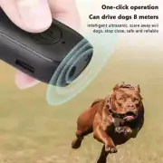 Ultrasonic Anti Dog Barking Repeller Trainer LED Light Gentle Chaser Sonics Stop