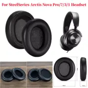 2PCS Ear Pads Cushion Cover For SteelSeries Arctis Nova Pro Nova 7/3/1 Headphone