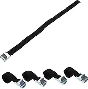 Outanaya 5Pcs Adjustable Ratchet Tie Down Straps Heavy Duty Small Cargo Straps with Tensile Strength for Luggage Kayak and Outdoor Equipment