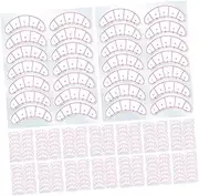 FOMIYES 50 Sheets Lash Mapping Chart for Eyelash Extension False Eyelash Holder Makeup Protection Pads