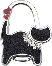 [TRADERPLUS] Foldable Purse Hook Cat Foldable Handbag Bag Purse Hanger Folding Table Hanger Holder for Women and Girls