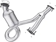 CIRconvert Front Right Catalytic Converter Compatible with Chevy Malibu 2008-2012, Pontiac G6/Saturn Aura 2007-2009 V6 3.6L Catalytic Convertor (EPA Compliant)